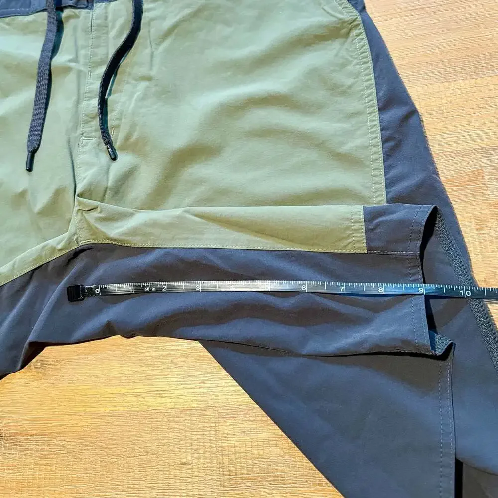 Reebok Speedwick Board Shorts Olive Green Gray Men's Medium